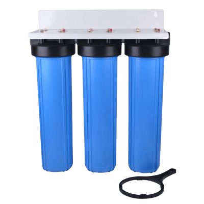 Triple Stages water filter in Dubai Marina